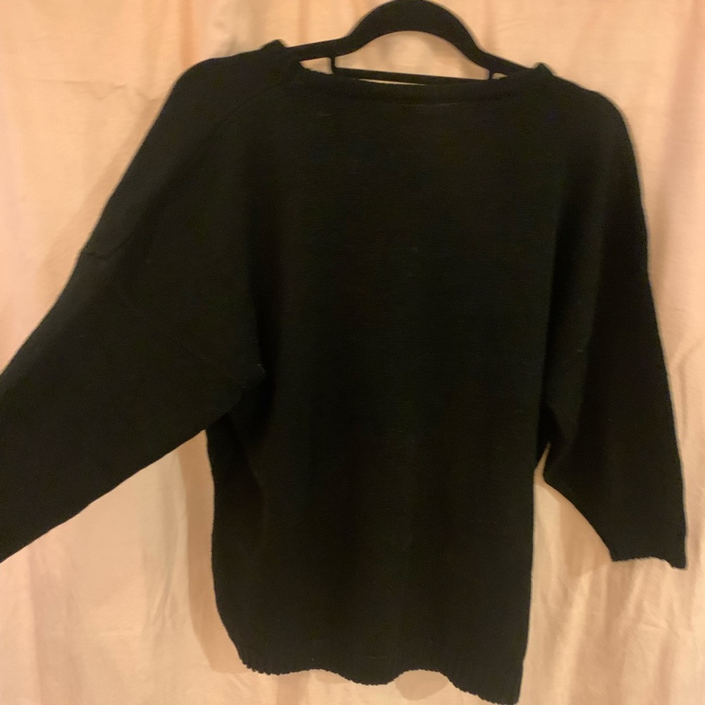 comfy black sweater